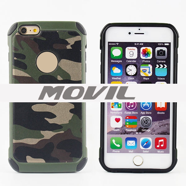 NP-2195 Marco de TPU con PC nuevo cover para Apple iPhone 6 plus-0